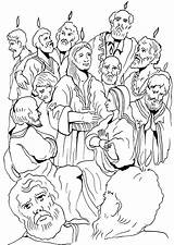 Pentecost Coloring Pages Free sketch template
