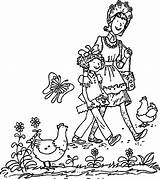 Amelia Bedelia Nature Coloring Page  Wecoloringpagecom sketch template