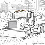 Snow Plow Coloring Pages  Free & Printable sketch template
