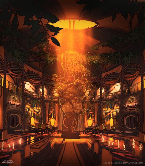 Hufflepuff Common Room by Eliott-Chacoco on DeviantArt