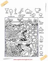 Coloring Page Find The Hidden Objects Book sketch template