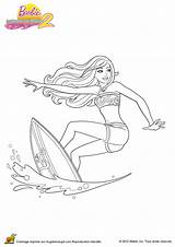 Barbie Surfing Coloring Pages sketch template