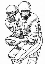 Free & Easy To Print Football Coloring Pages  Sports coloring sketch template
