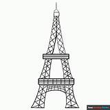 Eiffel Tower Coloring Page  Coloring Home sketch template