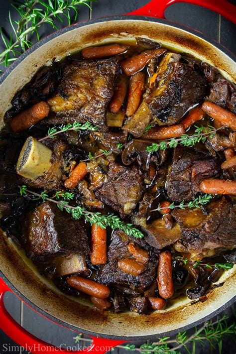 Braised Beef Short Ribs (VIDEO) - Simply Home Cooked