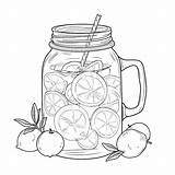 Lemonade coloring Page – Coloring Corner sketch template