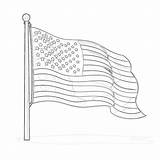 American Flag Coloring Page  Mimi Panda sketch template