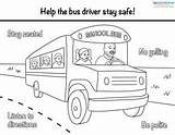 School Bus Safety Coloring Pages Sketch Coloring Page sketch template