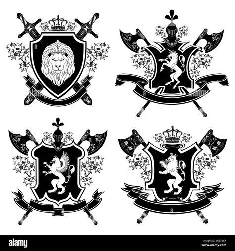 Coat of arms. Vector illustration Stock Vector Image & Art - Alamy