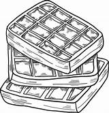 Waffle To Print Coloring Page  Free Printable Pages For Kids sketch template