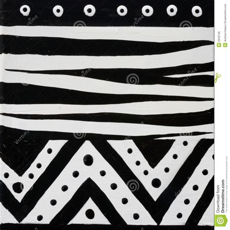 African Design Black And White Stock Illustration - Illustration of black, painting: 2843746 ...