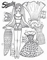 Printable Paper Doll Coloring Pages sketch template