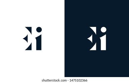 Abstract Letter Ei Logo This Logo Stock Vector (Royalty Free) 1475102366 | Shutterstock