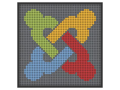 LEGO MOC Joomla! 3 Logo by justinherrin | Rebrickable - Build with LEGO