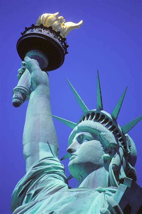 Statue of Liberty, Close-up, New York Photograph by Peter Bennett - Pixels