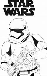 First Order Stormtrooper Coloring Page Modeled On The Original  sketch template
