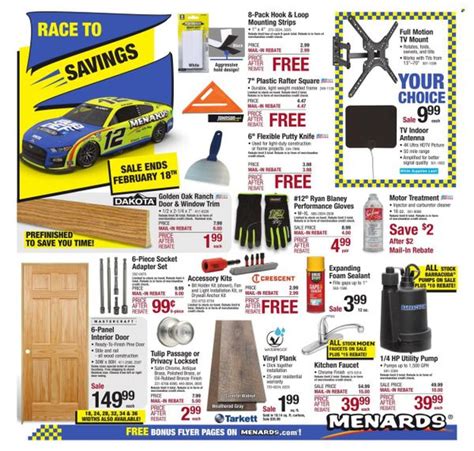 Menards (WI) Weekly Ad Flyer Specials February 9 to February 18, 2023