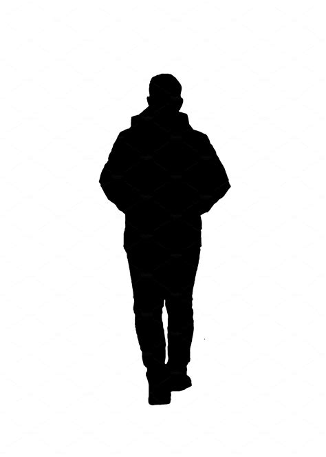Silhouette Back View Person Walking in 2023 | Silhouette man, Person silhouette, Silhouette people