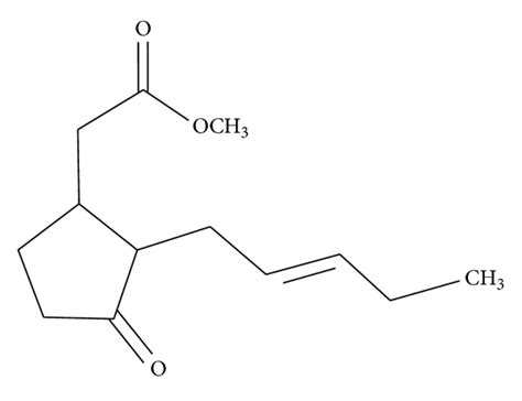 Chemical structure of methyl jasmonate (cyclopentaneaceticacid,... | Download Scientific Diagram