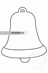 Bell coloring Page  Easter Template sketch template
