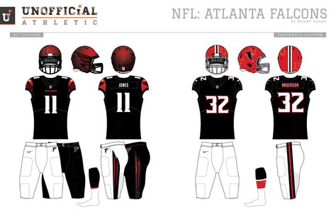 UNOFFICiAL ATHLETIC | Atlanta Falcons Rebrand