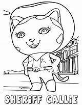 Sheriff Callies Wild West Coloring Pages sketch template