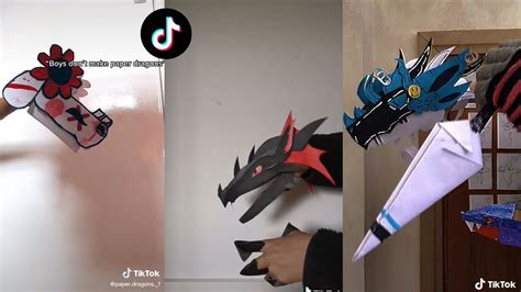 Dragon Puppet Crafts Paper Dragon TikTok Compilation #196, 47% OFF