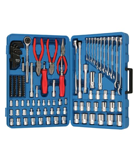 125 Piece 1/4", 3/8" & 1/2" Dr. Metric Tool Kit - Genius