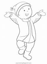 Caillou And Gilbert Coloring Pages sketch template
