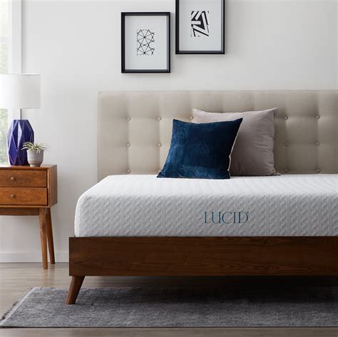 Lucid Refresh™ 10" Gel Memory Foam Mattress, Firm, Queen - Walmart.com - Walmart.com