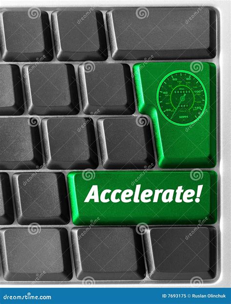 Computer Keyboard, with Green Stock Image - Image of concept, abstract: 7693175