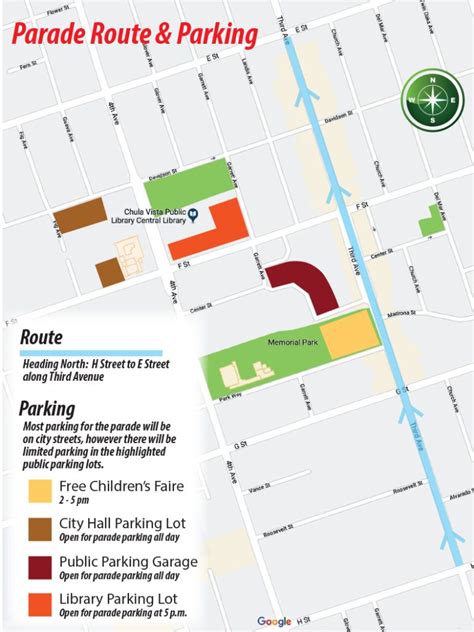 Rose Parade Route Map