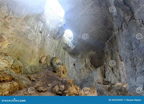 Prohodna Cave Known As God`s Eyes, Bulgaria Stock Image - Image of nature, famous: 205223037