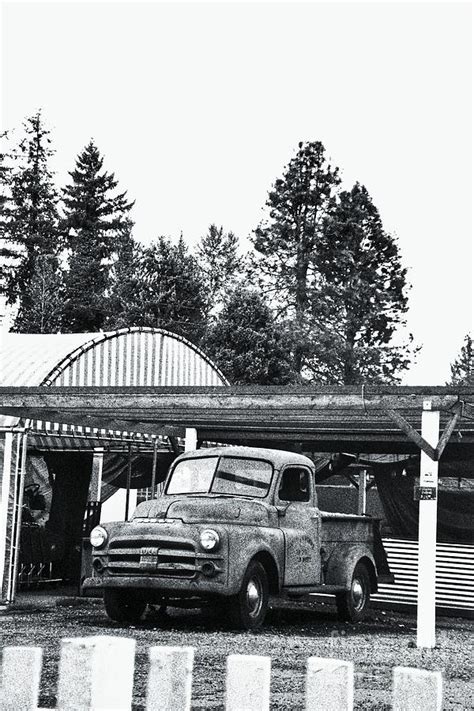 Old vintage truck black-and-white Photograph by Marie-Elaina Reichle HCA CPhT - Fine Art America