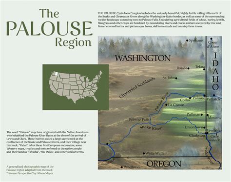 Palouse Region Map