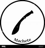 Machete Coloring Pages sketch template