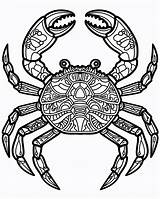 Crabs coloring Pages sketch template