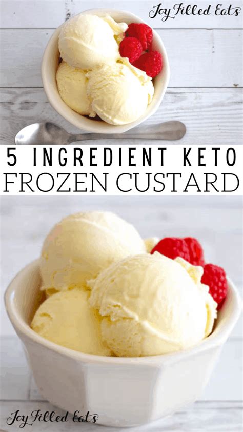 Frozen Custard - Low Carb, Keto, Sugar-Free, Grain-Free, Gluten-Free, THM S - When this creamy ...