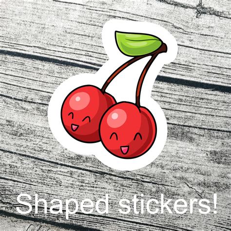 Kawaii fruit stickers Cute fruit Stickers Kawaii stickers | Etsy