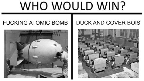 duck and cover 🎶 : r/HistoryMemes