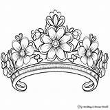 Tiara Coloring Pages  Free & Printable sketch template