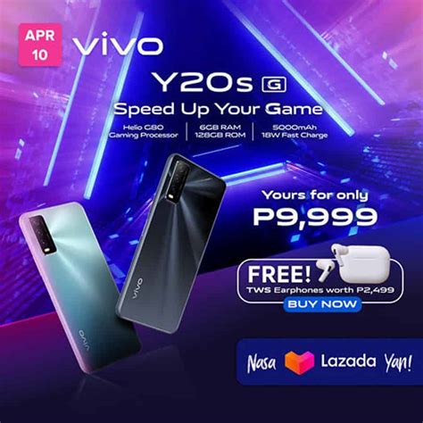 Vivo Y20s G price in the Philippines revealed | NoypiGeeks