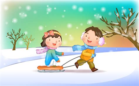 Childhood Winter Wallpapers - Wallpaper Cave