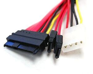 Bytecc SAS2927 Serial Attached SCSI (SAS) 29pin to 2x7 Sata and Power ...