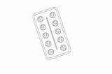 Medicine Pill Caplet Coloring Page Graphic By Shipostudio · Creative  sketch template
