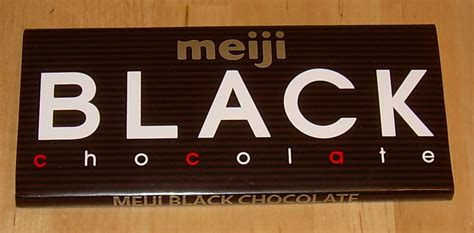 Japanese Snack Reviews: Meiji Black Chocolate Bar