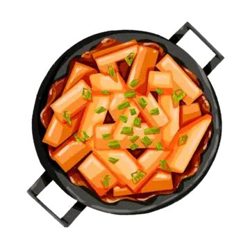 tteokbokki,korean food,food illustrations,food,tteokbokki illustration,traditional food,korean ...