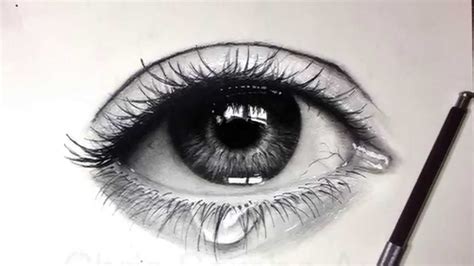 Realistic Eyes Pencil Drawing Tutorial