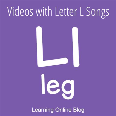 Videos with Letter L Songs