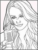 Hannah Montana coloring Pages sketch template